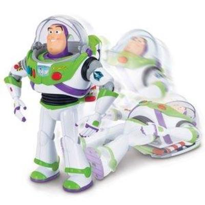 Disney Pixar Toy Story 4 Buzz Lightyear with Interactive Drop-Down Action