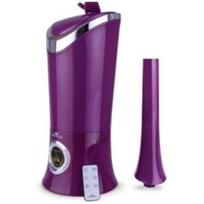Clean Mist Digital Tabletop & Floor Standing Humidifier with Remote & Aroma Tray - Purple
