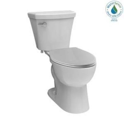 Delta Turner 2-piece 1.28 GPF Single Flush Elongated Toilet in White