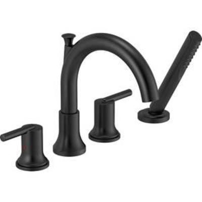 Delta Trinsic Deck Mounted Roman Tub Filler - Includes Hand Shower