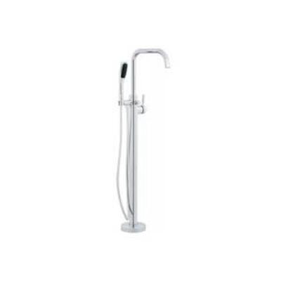 Miseno Floor Mounted Tub Filler with 2.0 GPM Hand Shower (Integrated Valve and Diverter)