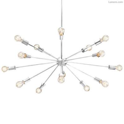 Justice Design Group Axion 15 Light 42 Wide Sputnik Chandelier