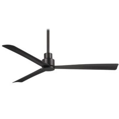 MinkaAire Simple 52 3 Blade Indoor  Outdoor Ceiling Fan with Remote Included