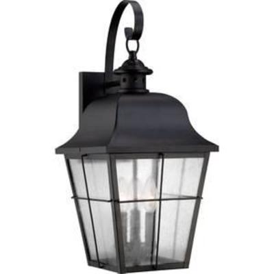 Quoizel Millhouse 3 Light 22 Tall Outdoor Wall Sconce MISSING Glass Panels