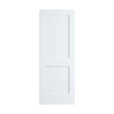 Frameport Shaker 24 Inch by 80 Inch Flat 2 Panel Interior Slab Passage Door