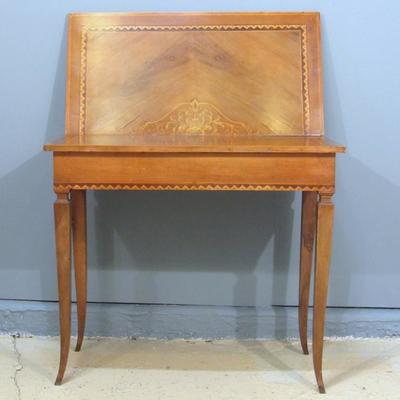 Antique French Lift Top Console