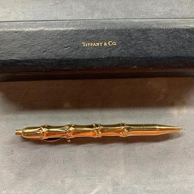14kt gold Tiffany & Company Cactus Pen with box