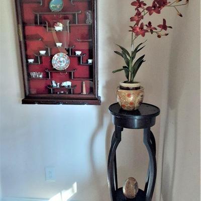 Antique Plant stand and display case