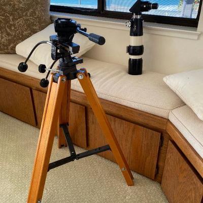 High quality Tele Vue Pronto 70mm aperture, 480mm EFL
and advanced mount, panoramic hardwood tripod