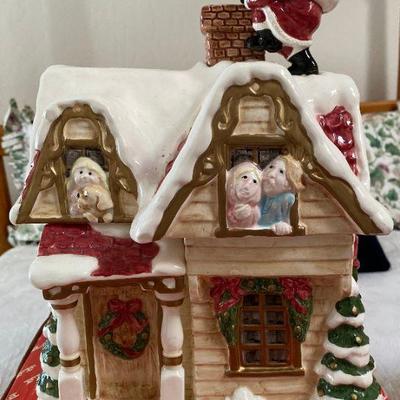 Fitz & Floyd Old World Victorian House Cookie Jar