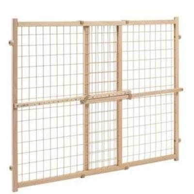 Evenflo Position and Lock Tall Pressure Mount Wood Gate (expands from 31- 50 inches)