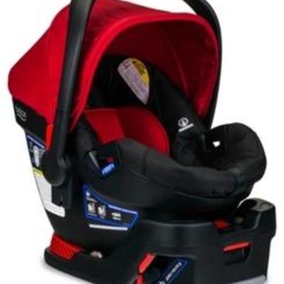 Britax B-Safe 35 Infant Car Seat - 1 Layer Impact Protection, Cardinal