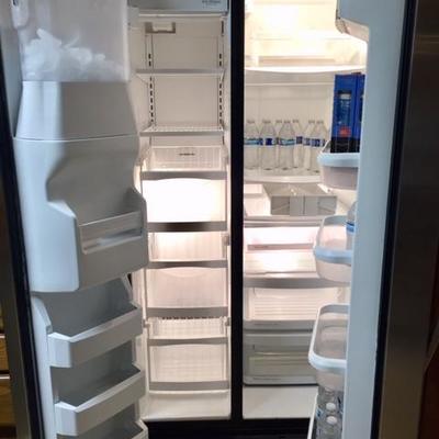 KitchenAid Stainless fridge interior