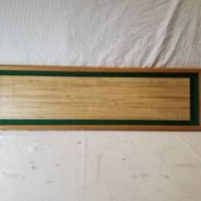 Shuffle Board Wooden Table Top With Green Liner