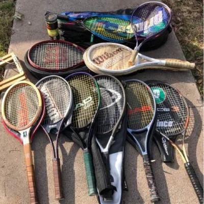 Assorted Tennis Rackets