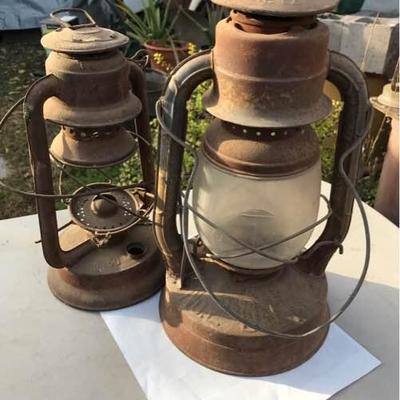 DIETZ No. 2 and EMBURY No. 50 Lanterns