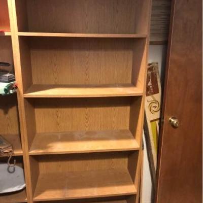 Three Identical Bookcases