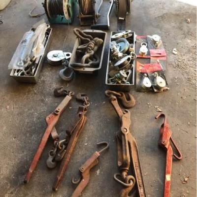 Winches, Turnbuckles, Pulleys, and More