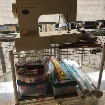 Kenmore Sewing Kit with Lots of Spools of Thread