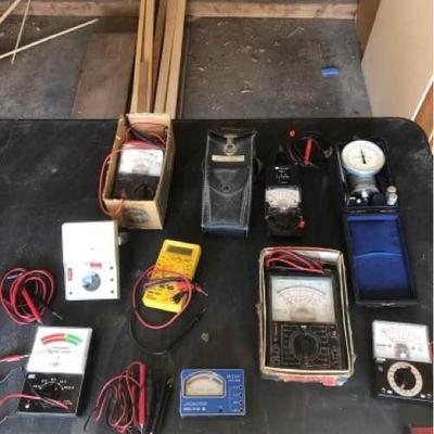 Assorted Electrical Testers and Meters