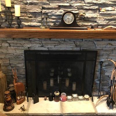 Fireplace Mantel Items