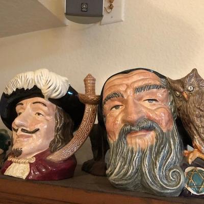 TOBY Mugs by Royal Doulton