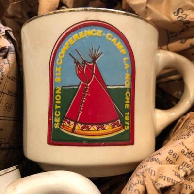 Indian Tepee Mug
BoyScout 
Tent
Vintage
Cup
Drink
Coffee