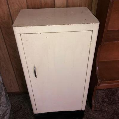 small metal cabinet