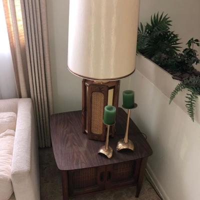 End table & lamp