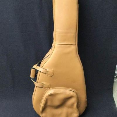 GGG042 Glenn Cronkhite ES-175 Archtop Leather Gig Bag - Tan