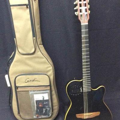 GGG002 Godin ACS-SA Black Pearl Guitar & Gig Bag