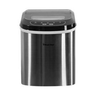 27 lb. Portable Countertop Ice Maker in Stainless Steel