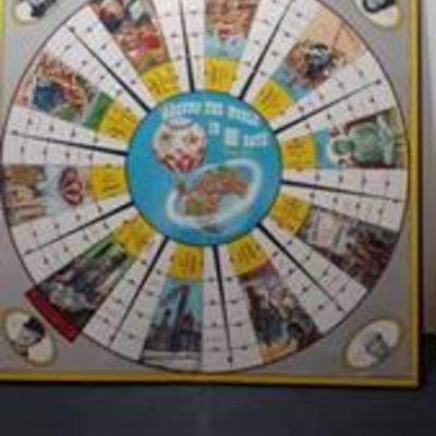 1957 Vintage Around the World in 80 Days Game. Board only