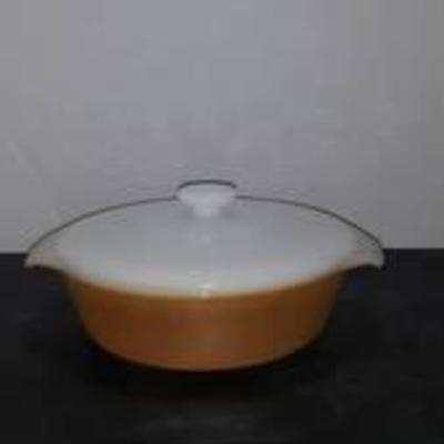 Fireking dish with lid