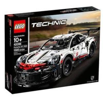 LEGO Technic Porsche 911 RSR Collectible STEM Toy Race Car Building Kit 42096