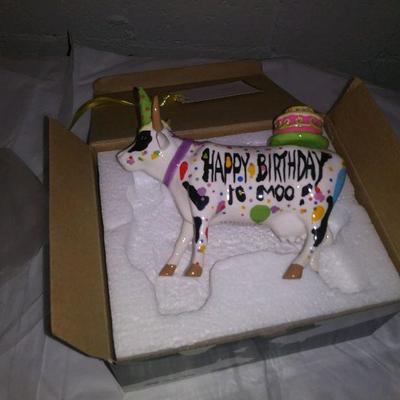 Cow Parade Birthday collectible