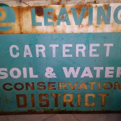 Collectible sign straight off old tobacco barn in eastern NC!