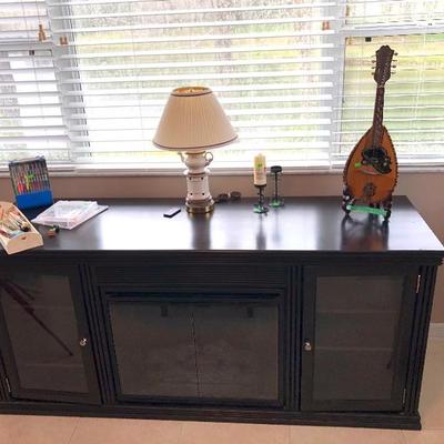 TwinStar Electric Fireplace Insert / Media Console w/storage (Espresso finish) - $275
