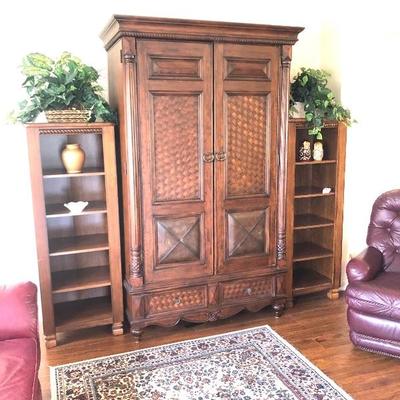 Armoire - $95 w/2 Matching Side Towers - $35 EACH  ($165 for 3 Pieces)