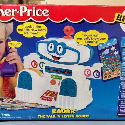 Vintage Fisher Price Radar Robot Toy