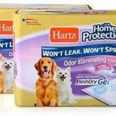Hartz Home Protection Lavender Scented Odor Eliminating Gel Dog Pads - 140 Count