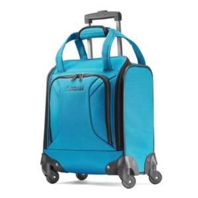 American Tourister Zoom Softside Luggage, Teal Blue, Tote