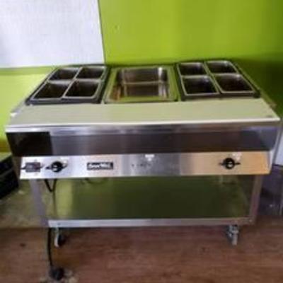 Vollrath 38103 ServeWell Electric 3-Well Hot Food Table-120V MSRP $1399.99