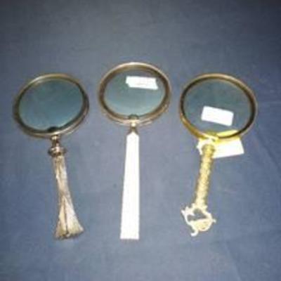 Lot of 3 Hand Magnifiers