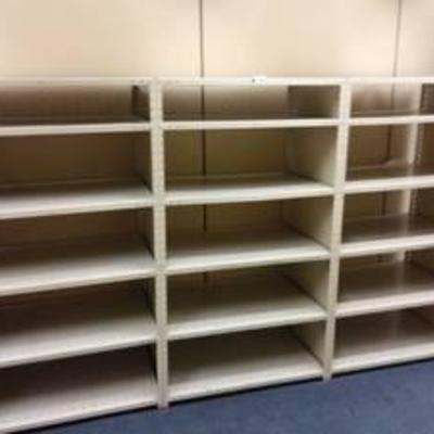 Metal Book Shelves Lot