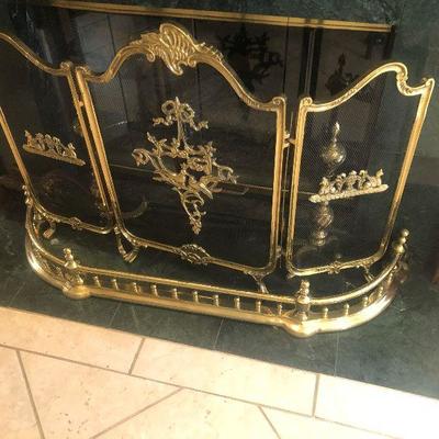 Solid brass screen and 	$780.00

