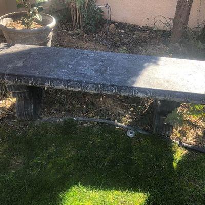 Concrete bench 	$95.00
