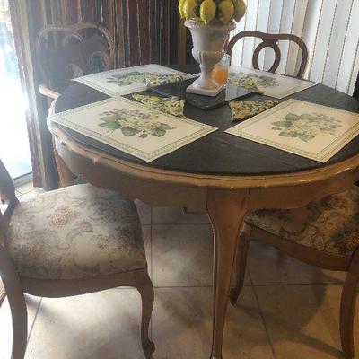2 Captains and 4 chairs and chair	$265.00
