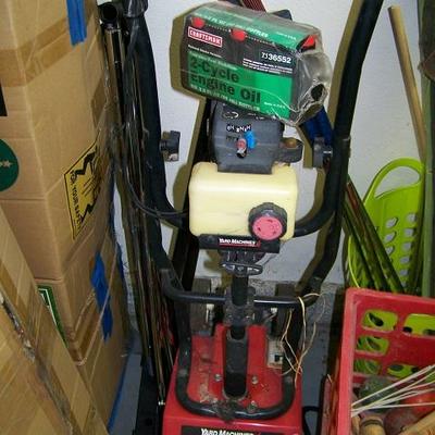 Yard machine tiller