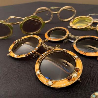 Iconic Christian Dior Enameled Sunglasses 